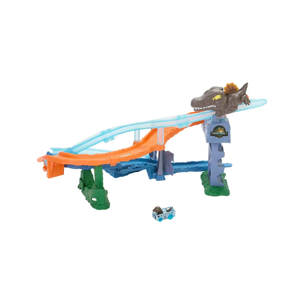 JURASSIC WORLD HOT WHEELS RACER VERSE REBIRTH TRACK SET - 2