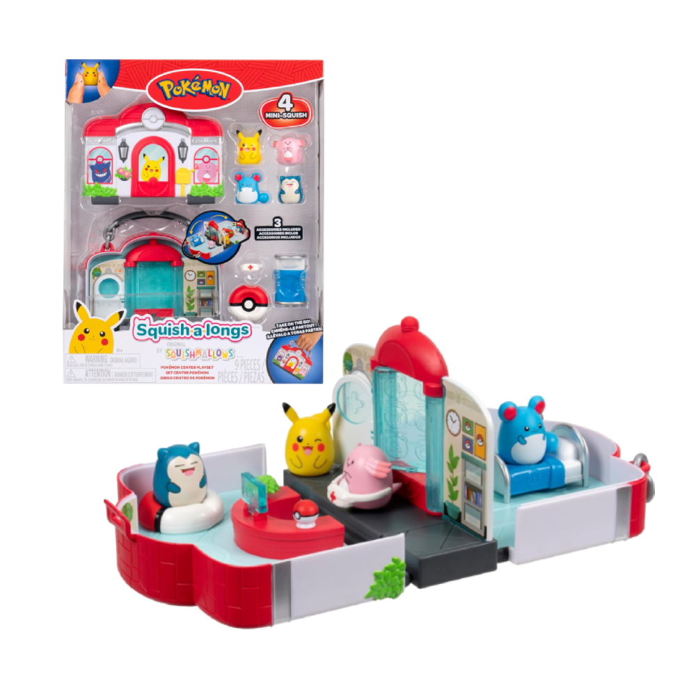 POKEMON CENTER PLAYSET SQUISH A LONGS - 1