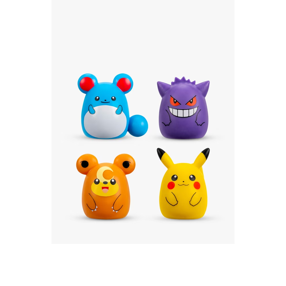 PAQUETE 4 MINI SQUISH POKEMON SQUISH A LONGS MODELO B - 2