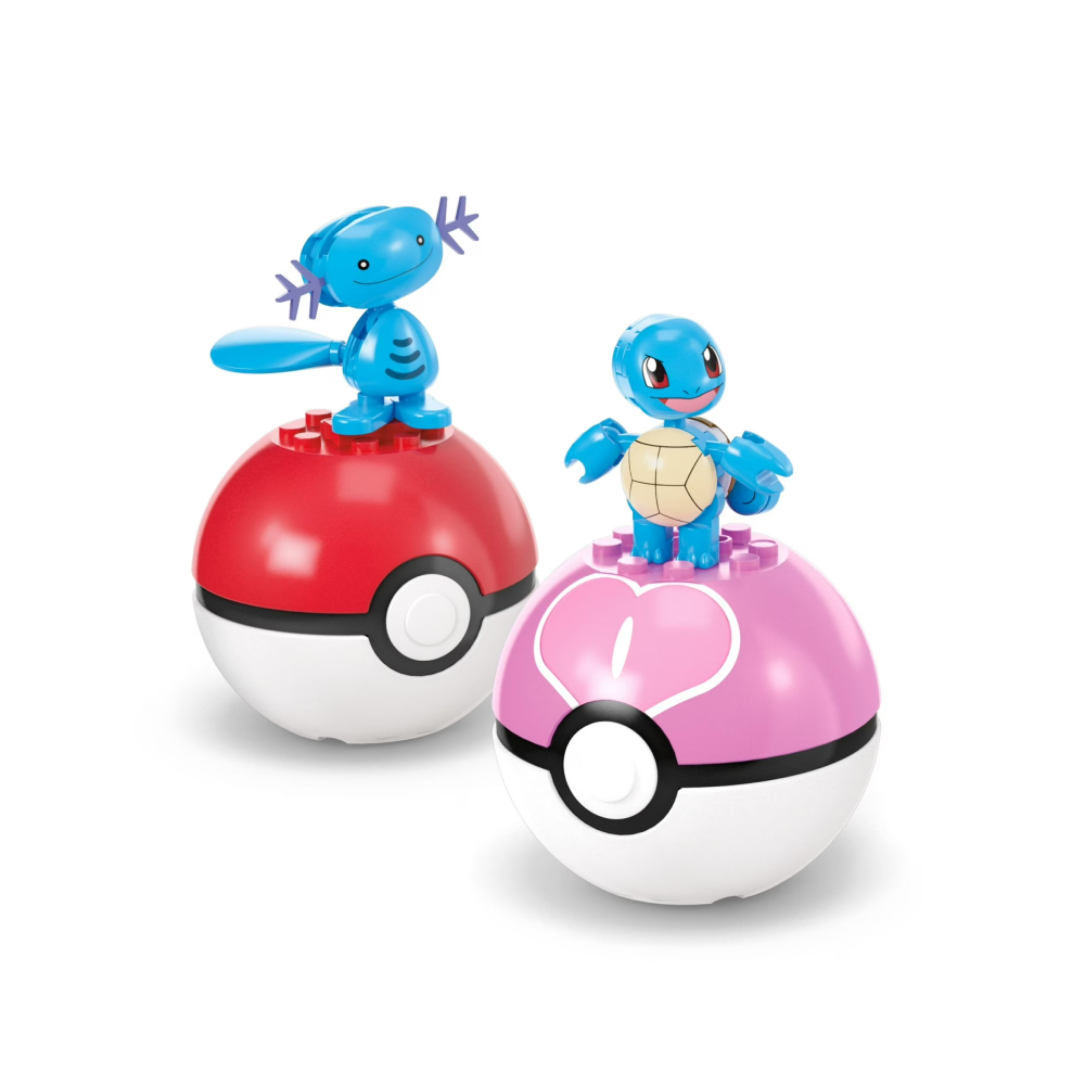 MEGA POKEMON FIGUAS ARMABLES SET WATER TYPE - 5