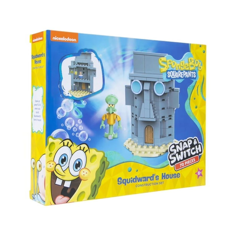 BOB ESPONJA SNAP SWITCH CALAMARDO Y CASA - 3