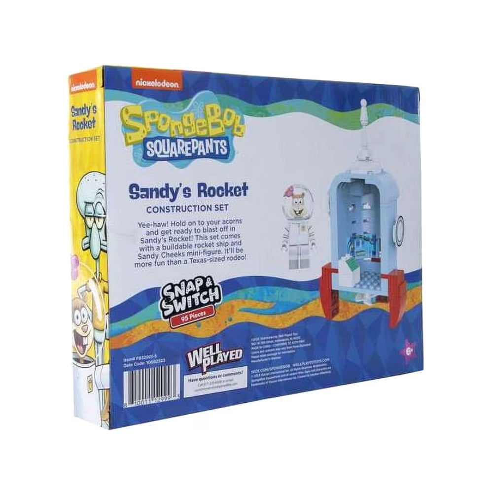 BOB ESPONJA SNAP SWITCH ARENITA Y COHETE - 4
