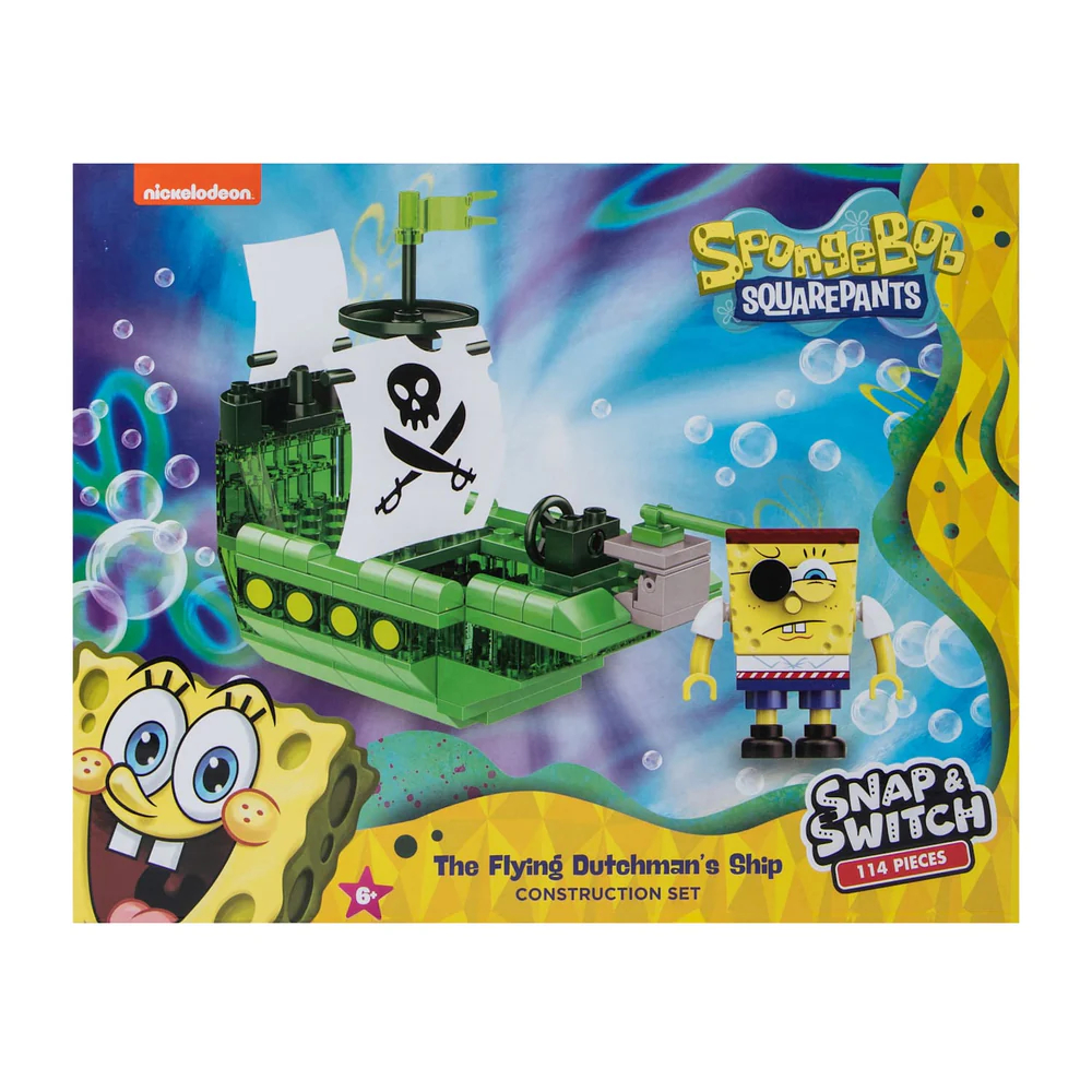 BOB ESPONJA SNAP SWITCH BARCO FANTASMA - 1