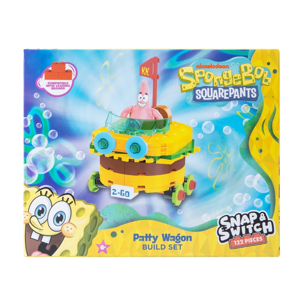 BOB ESPONJA SNAP SWITCH PATRICIO EN AUTOMOVIL - 1