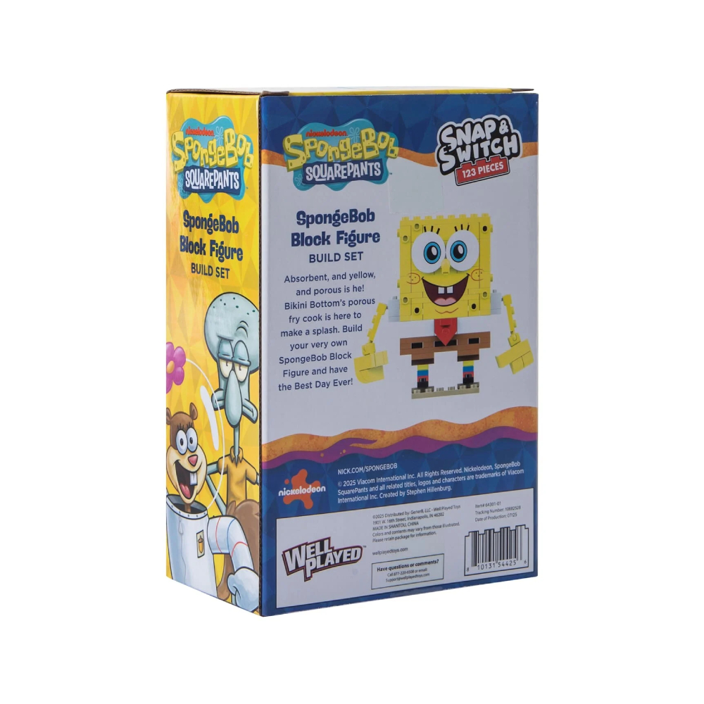 BOB ESPONJA SNAP SWITCH BLOCK FIGURE SET 123 PIEZAS - 4