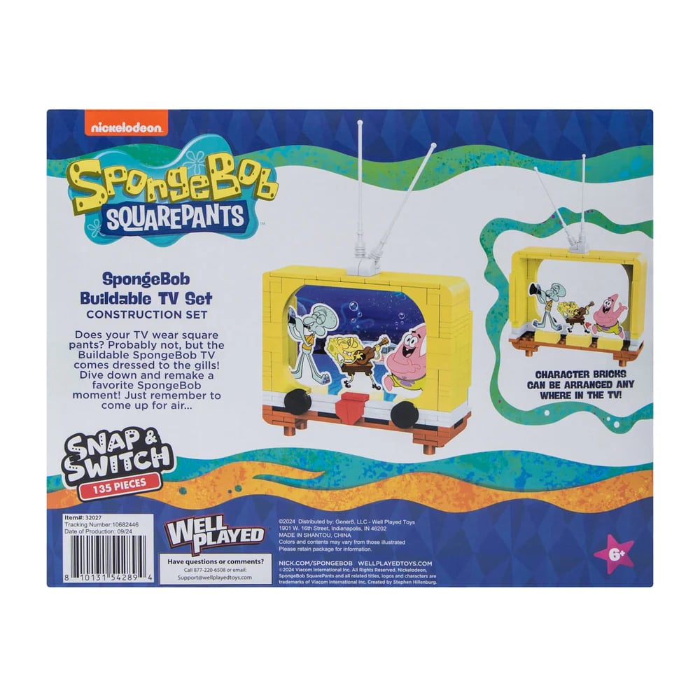 BOB ESPONJA SNAP SWITCH CONCIERTO TV SET - 2