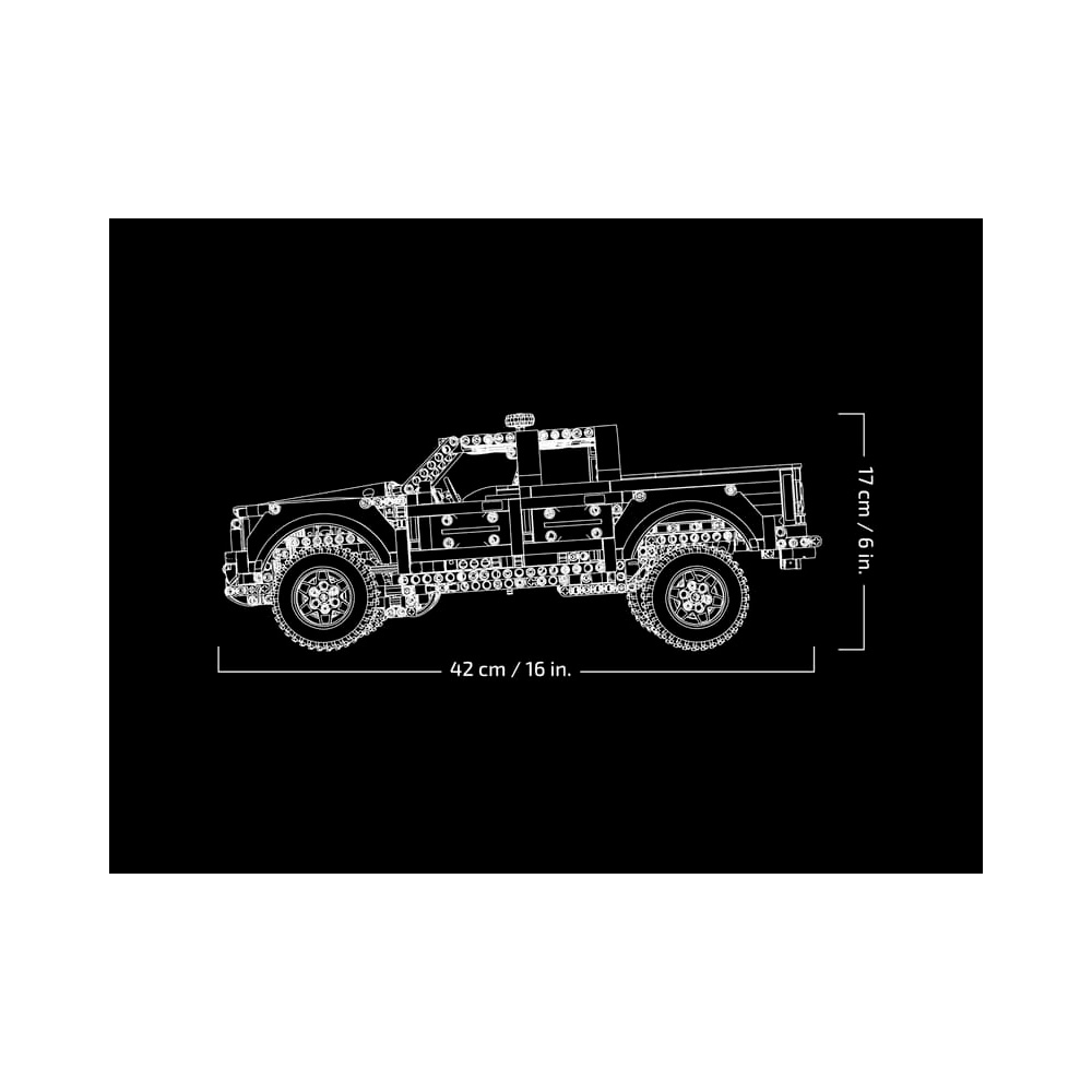 LEGO TECHNIC FORD F 150 RAPTOR 42126 - 3