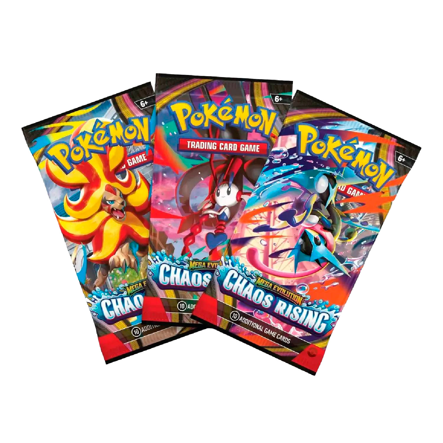 POKEMON TCG CHAOS RISING 3 PACK INGLES - 2