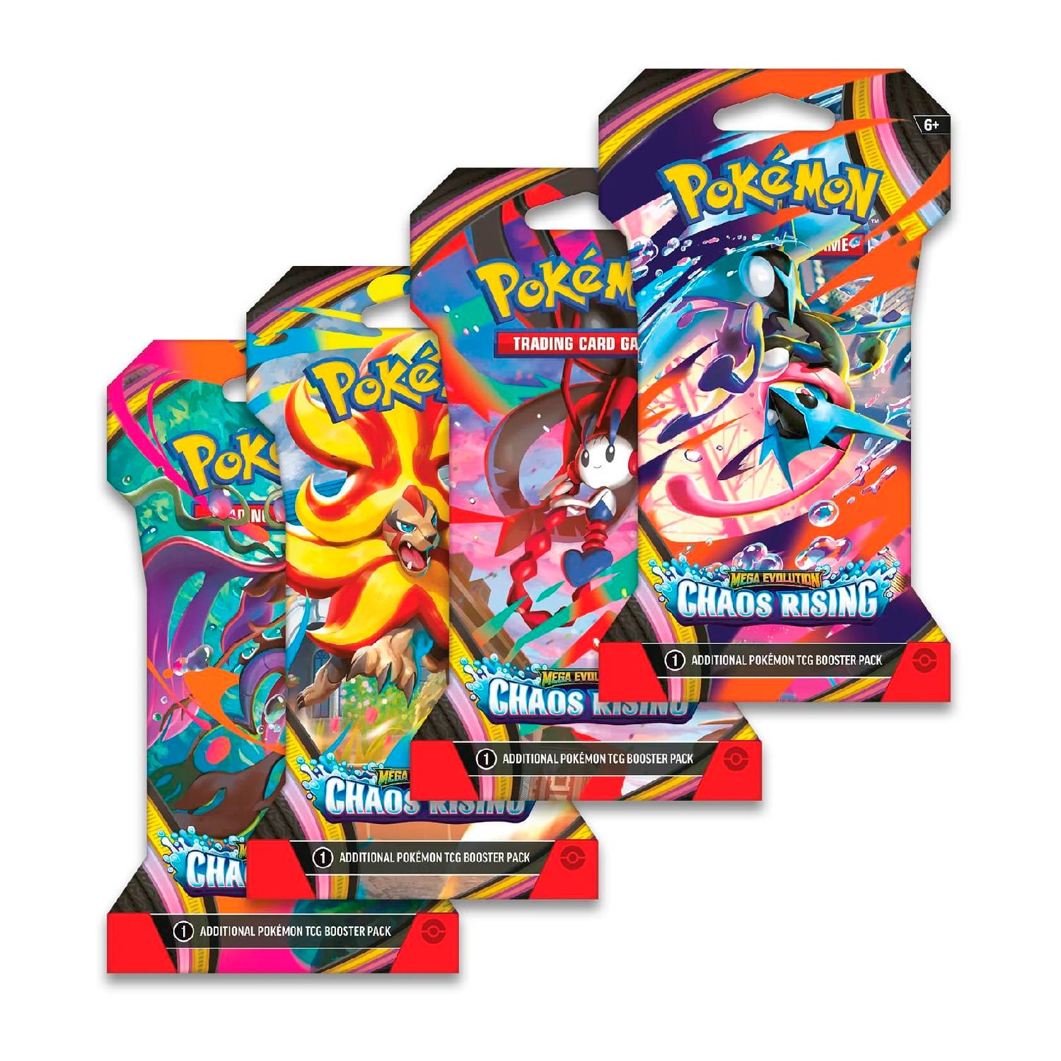 POKEMON TCG CHAOS RISING SLEEVED BOOSTER INGLES - 1
