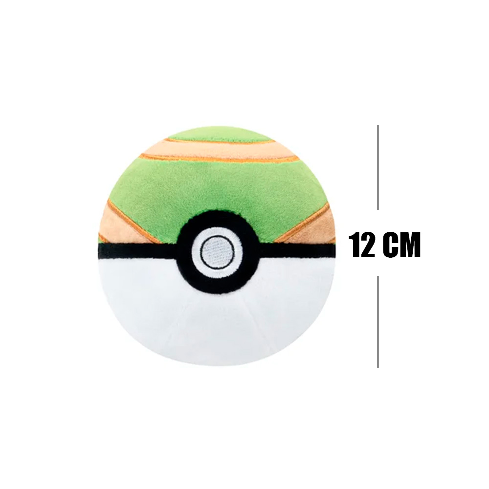 POKEMON PELUCHE JAZWARES NEST BALL 12 CM - 3