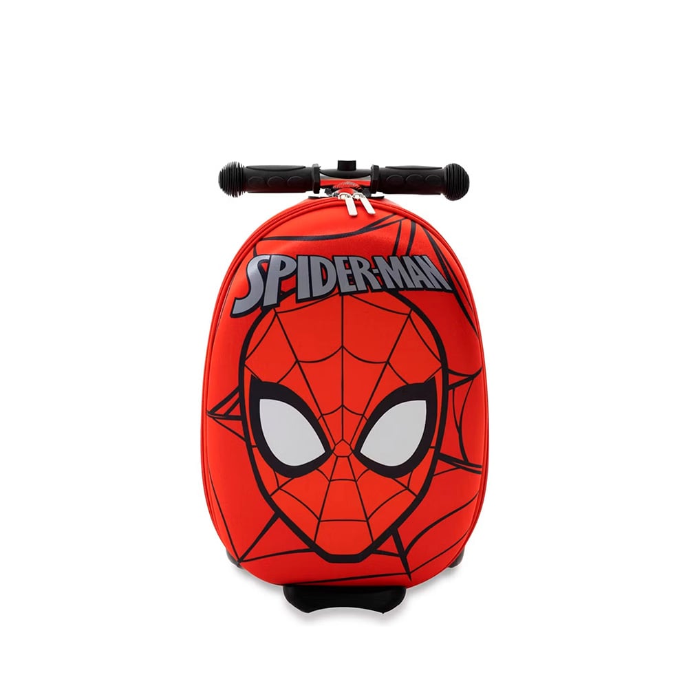 SCOOTER SPIDER MAN HARDSIDE CARRY ON SCOOTER SUITCASE - 1