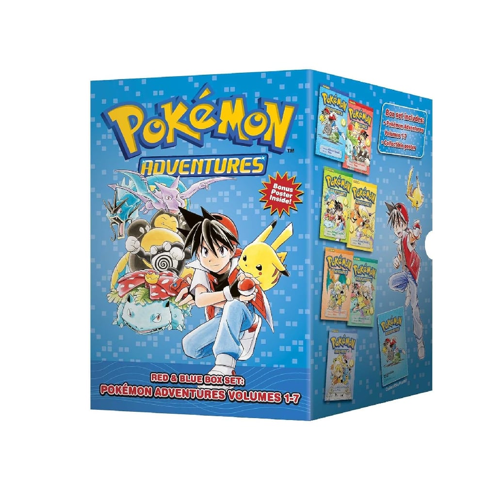 POKEMON SET DE 7 VOLUMENES IDIOMA INGLES ESTILO JAPONES - 1