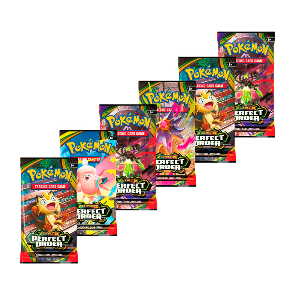 POKEMON TCG PERFECT ORDER PACK DE 6 SOBRES INGLES - 1