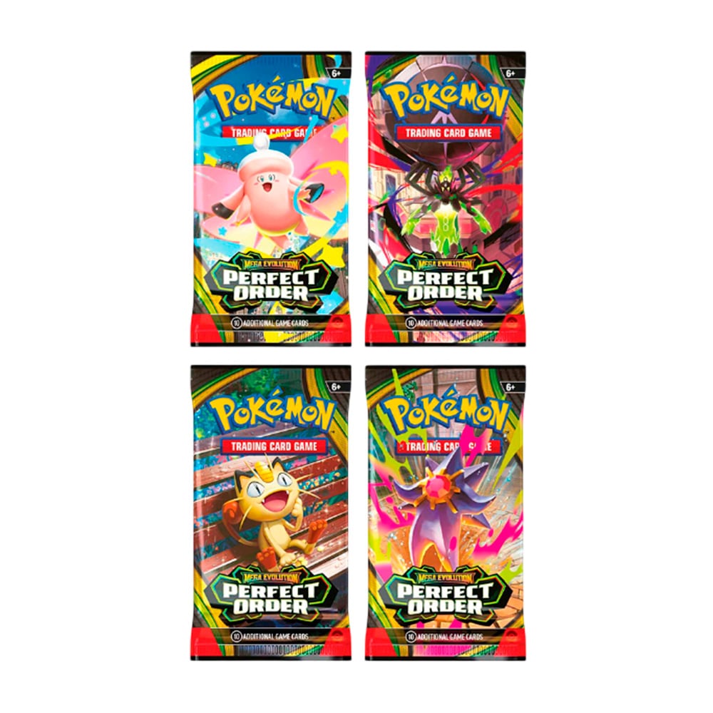 POKEMON TCG PERFECT ORDER PACK DE 6 SOBRES INGLES - 3