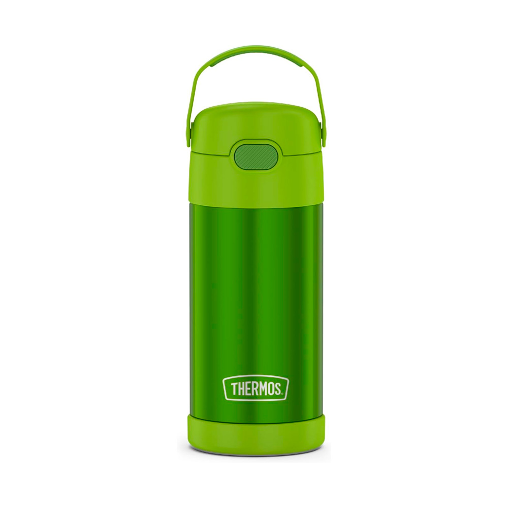 THERMOS FUNTAINER WATER BOTTLE WITH STRAW 12 ONZAS GREEN - 1