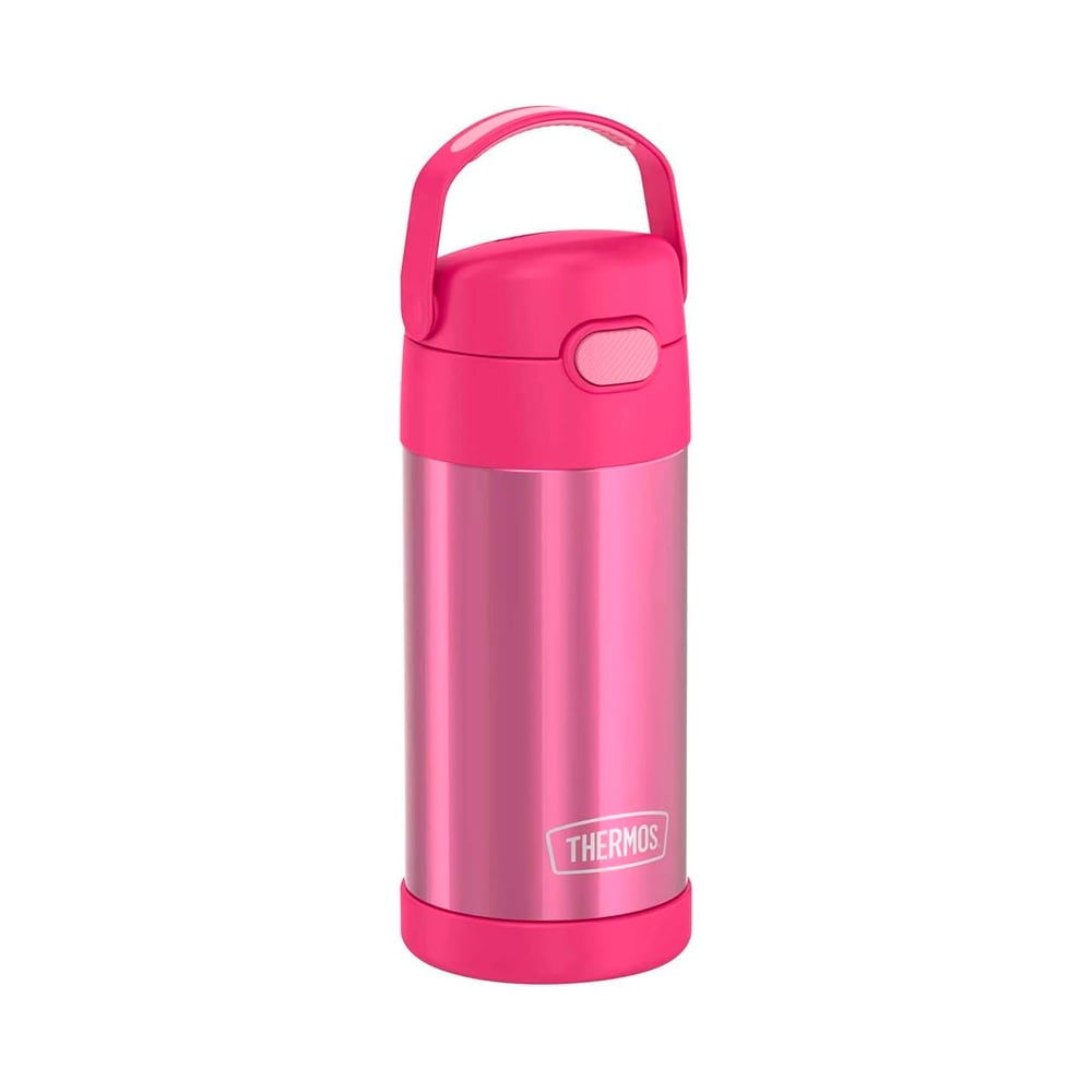THERMOS FUNTAINER WATER BOTTLE WITH STRAW 12 ONZAS PINK - 3