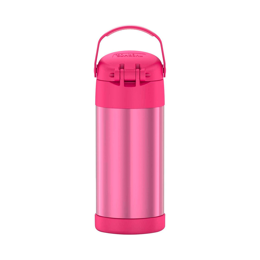 THERMOS FUNTAINER WATER BOTTLE WITH STRAW 12 ONZAS PINK - 4