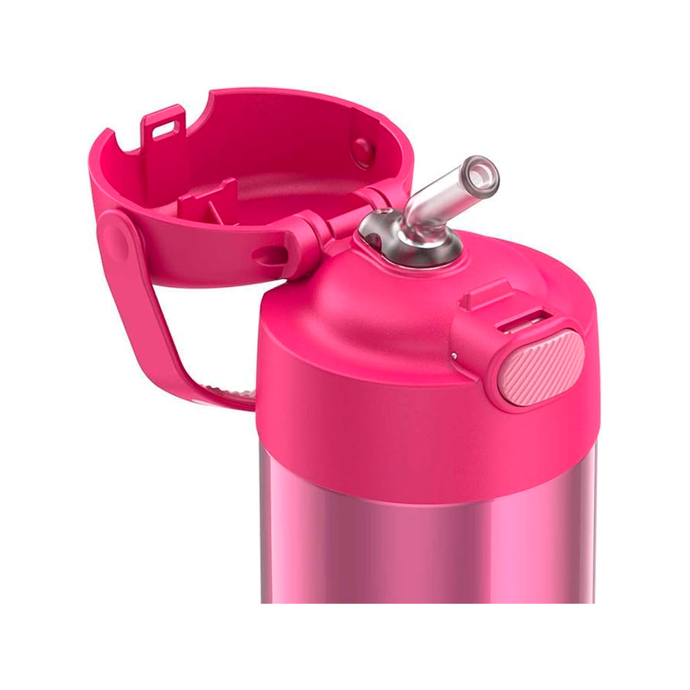 THERMOS FUNTAINER WATER BOTTLE WITH STRAW 12 ONZAS PINK - 5