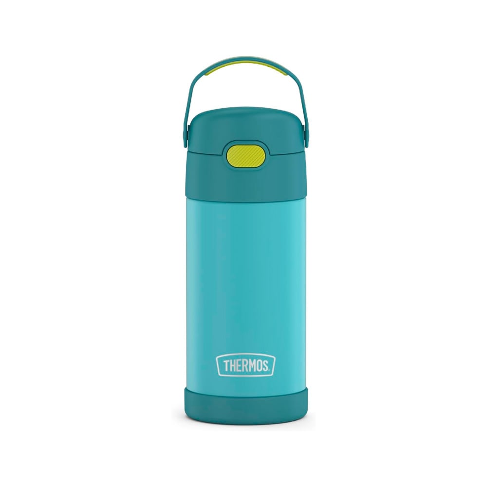 THERMOS FUNTAINER WATER BOTTLE WITH STRAW 12 ONZAS BLUE - 1