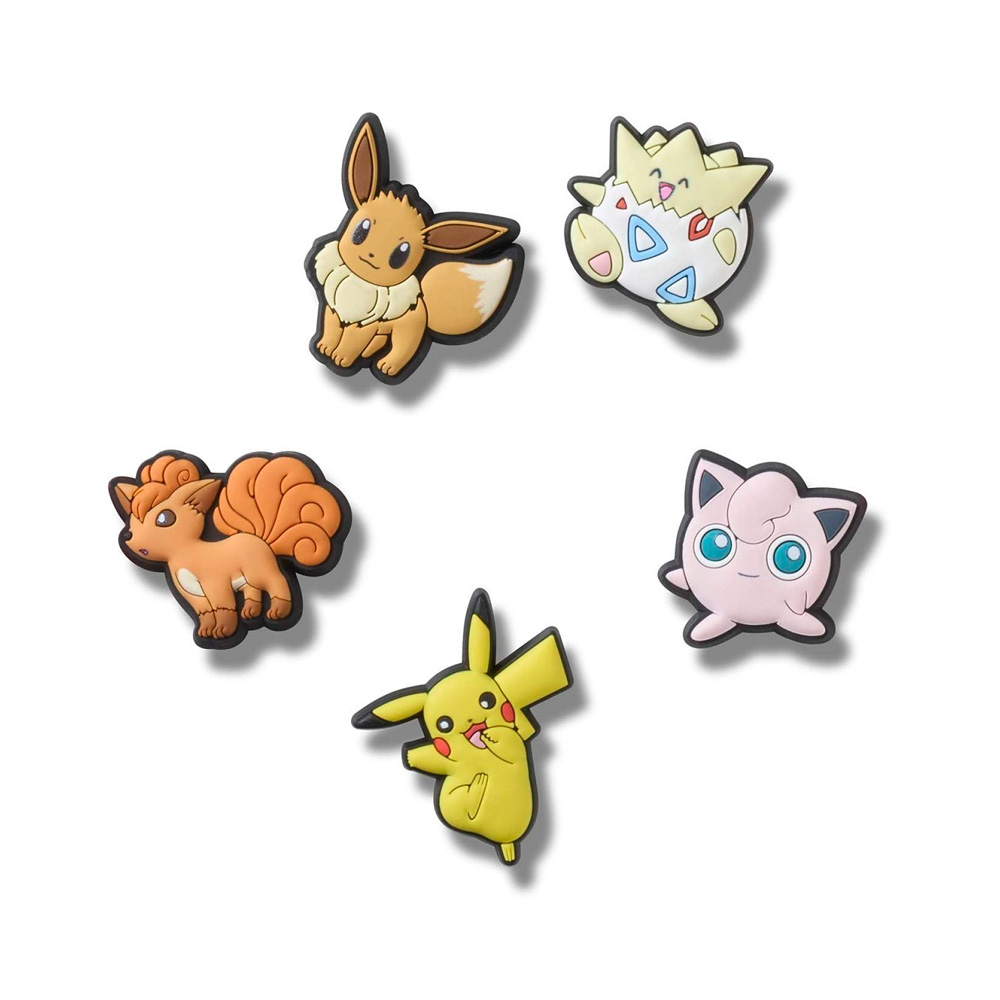 POKEMON JIBBITZ SHOE CHARMS BY CROCS 5 PACK KANTO - 4