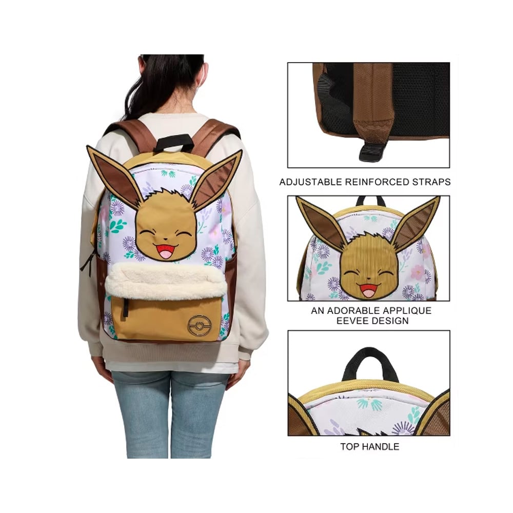 MOCHILA BIOWORLD POKEMON EEVEE ALL OVER PRINT - 2