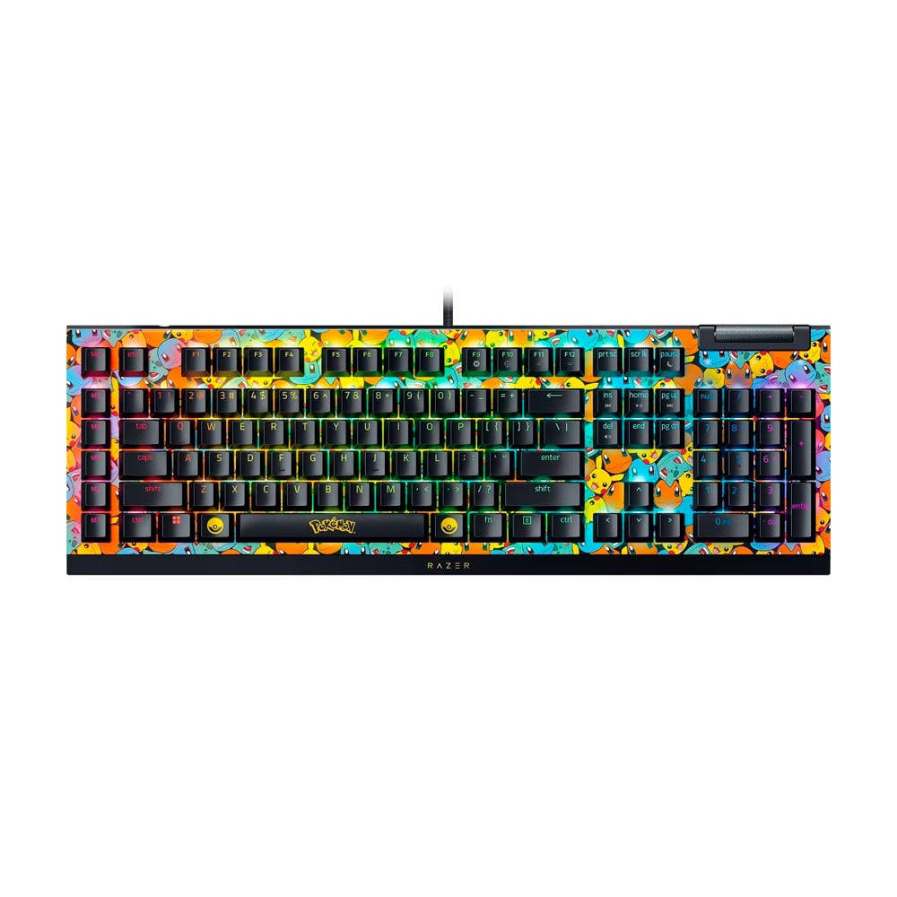 POKEMON STARTERS TECLADO MECANICO RAZER BLACKWIDOW V4 - 1