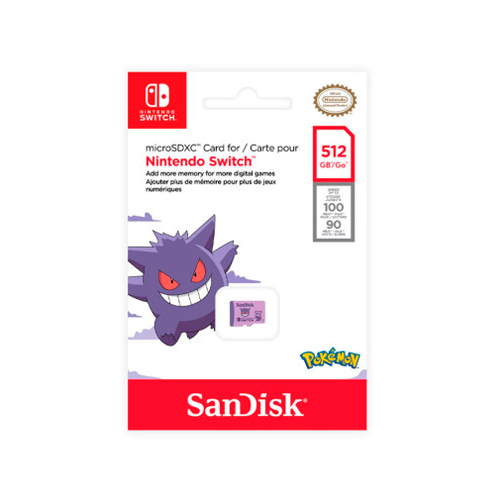 SANDISK NINTENDO SWITCH 512GB POKEMON GENGAR - 1