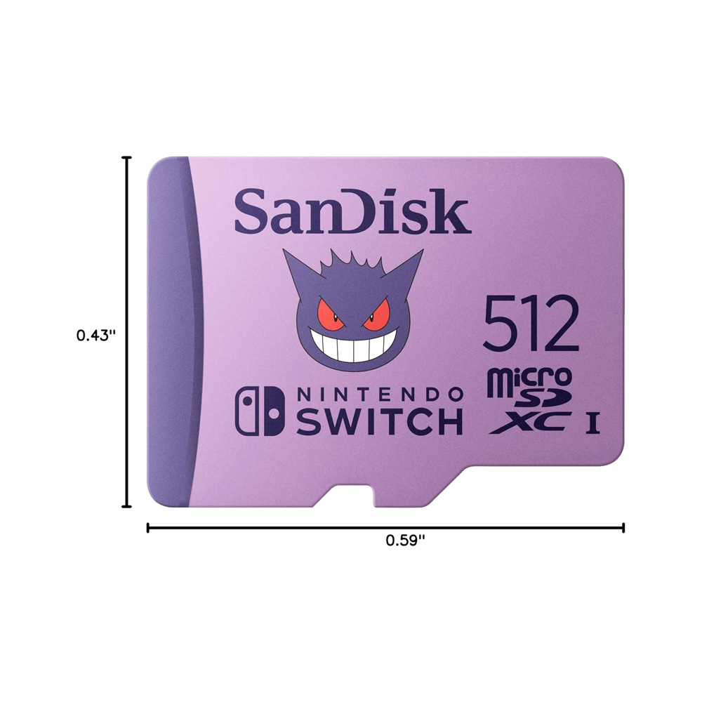 SANDISK NINTENDO SWITCH 512GB POKEMON GENGAR - 5