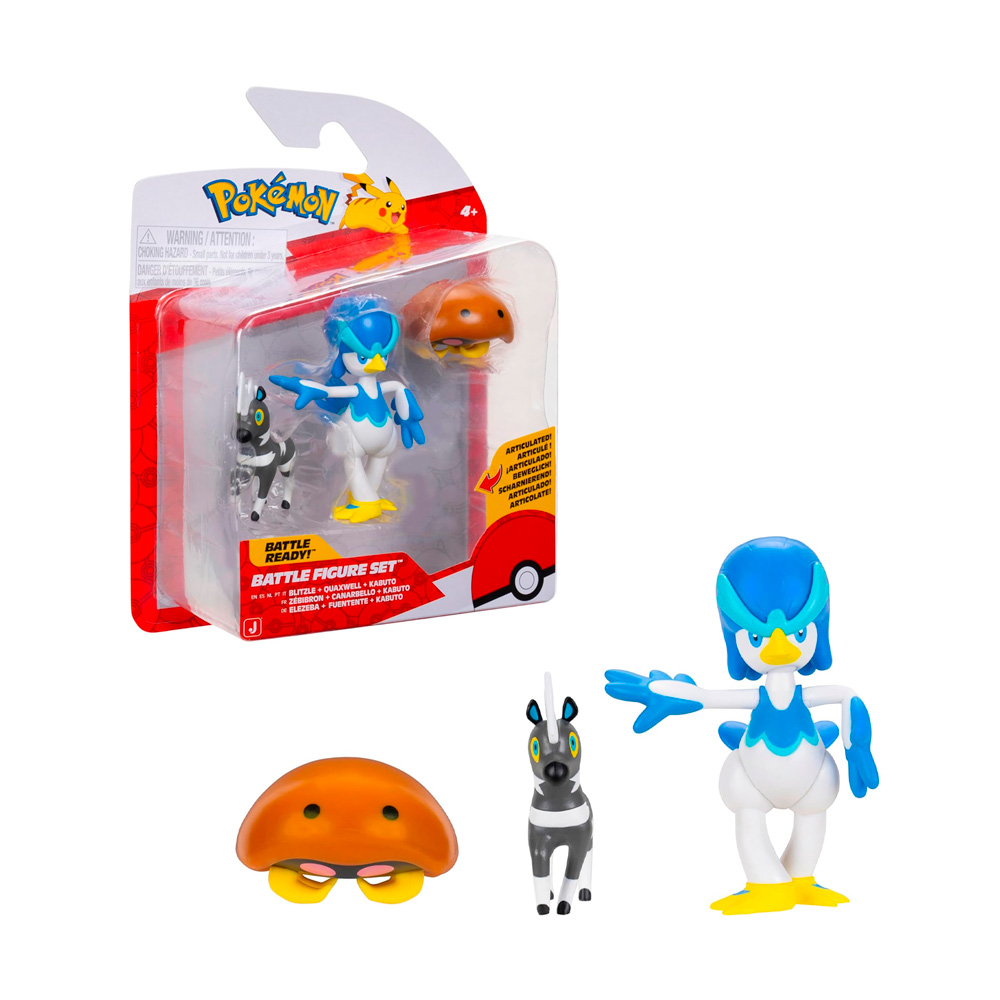 POKEMON JAZWARES PACK 3 UNIDADES KABUTO TEAM - 1