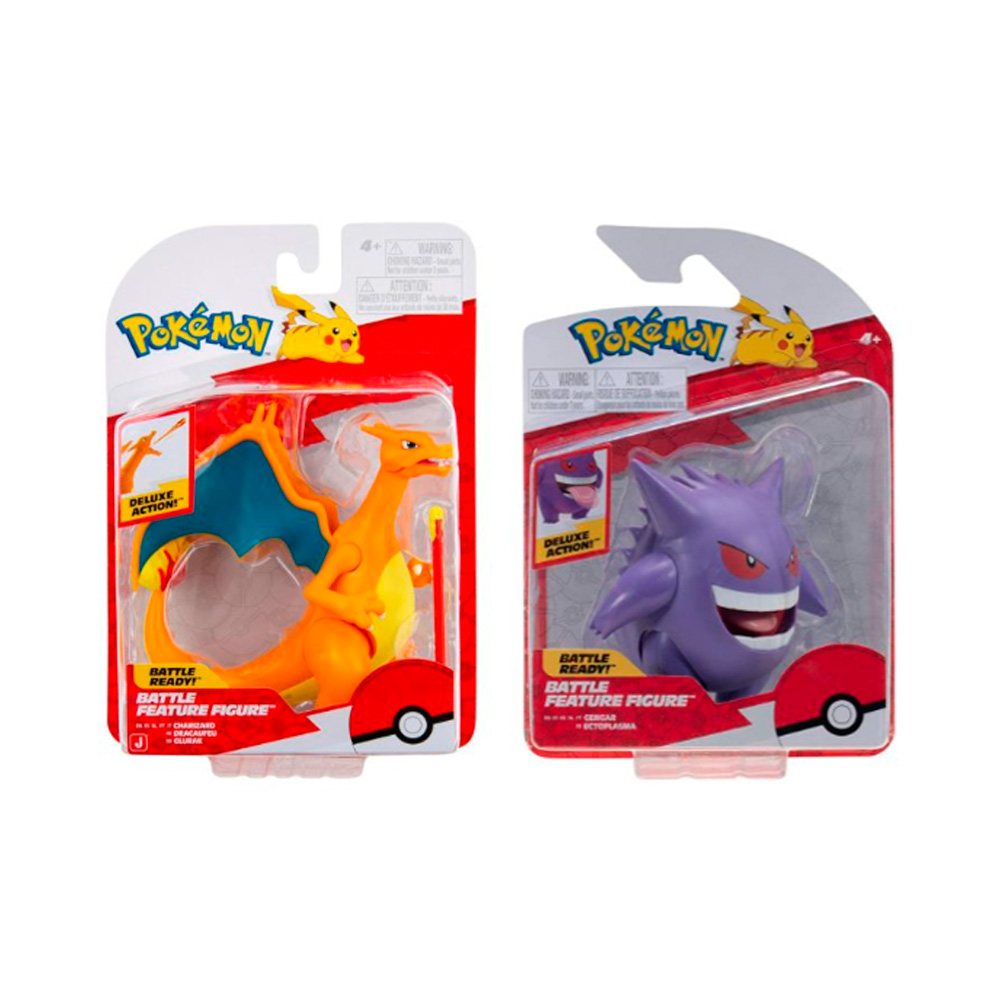 POKEMON JAZWARES CHARIZARD GENGAR SET EXCLUSIVO RAYMI STORE - 3