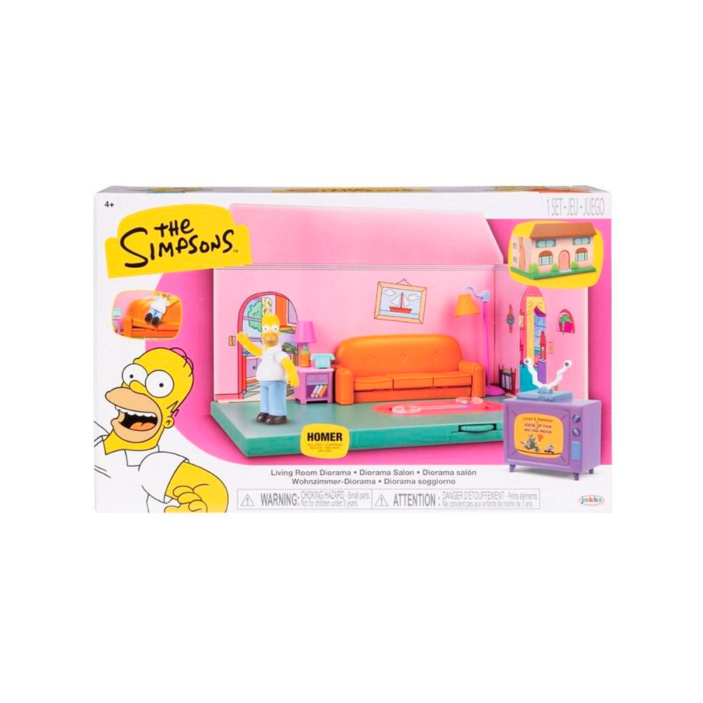 THE SIMPSONS LIVING ROOM DIORAMA PLAYSET - 1