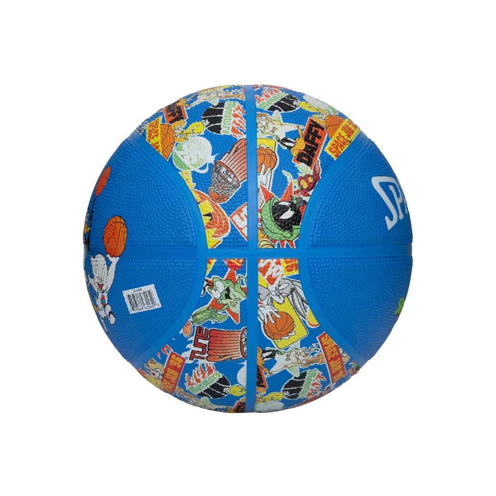 PELOTA DE BASKETBALL SPALDING SPACE JAM RUBBER 29 5 - 4