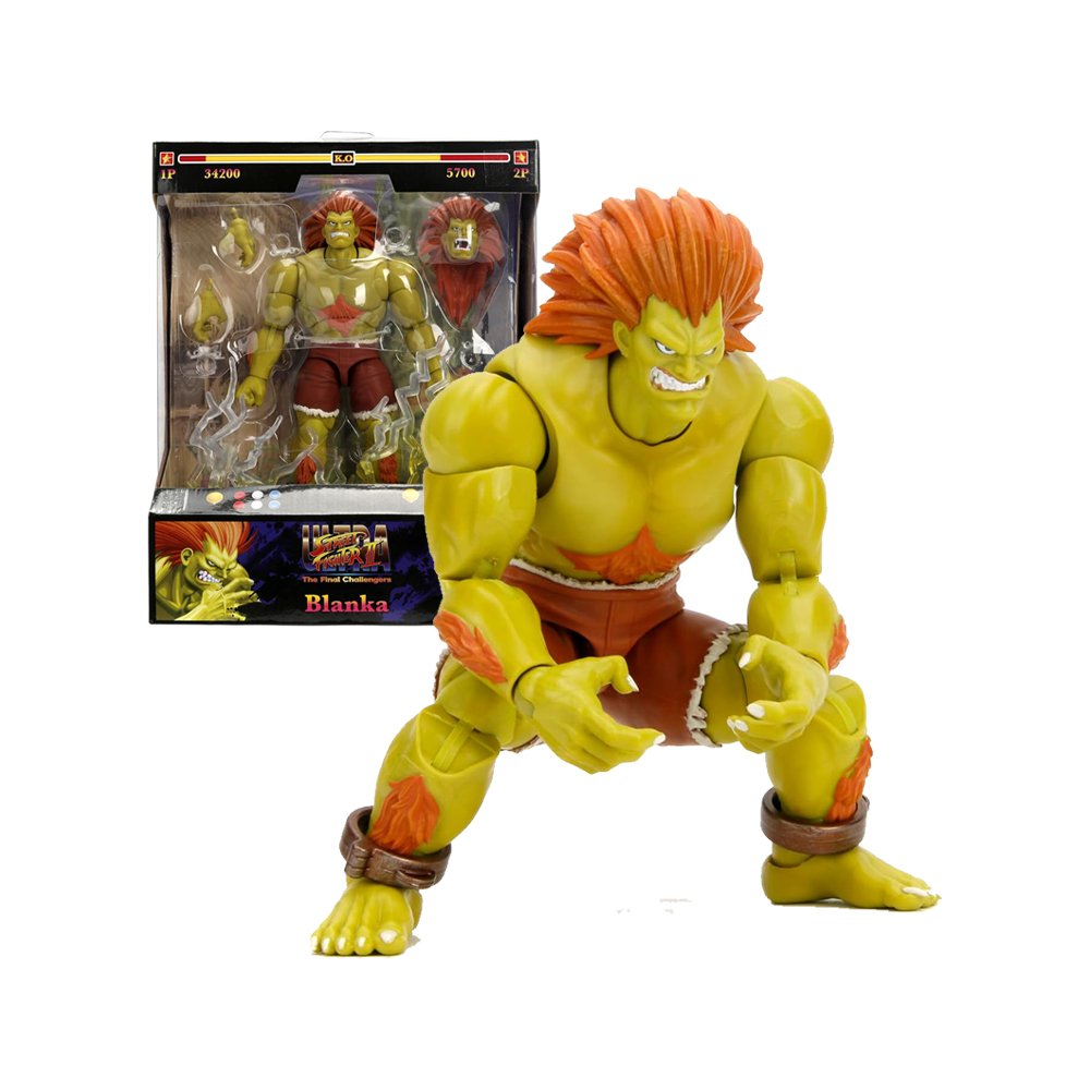 FIGURA DE COLECCION JADA STREET FIGHTER II BLANKA - 1