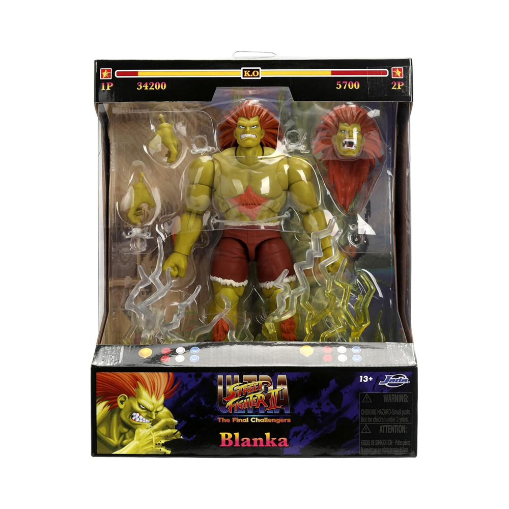 FIGURA DE COLECCION JADA STREET FIGHTER II BLANKA - 6