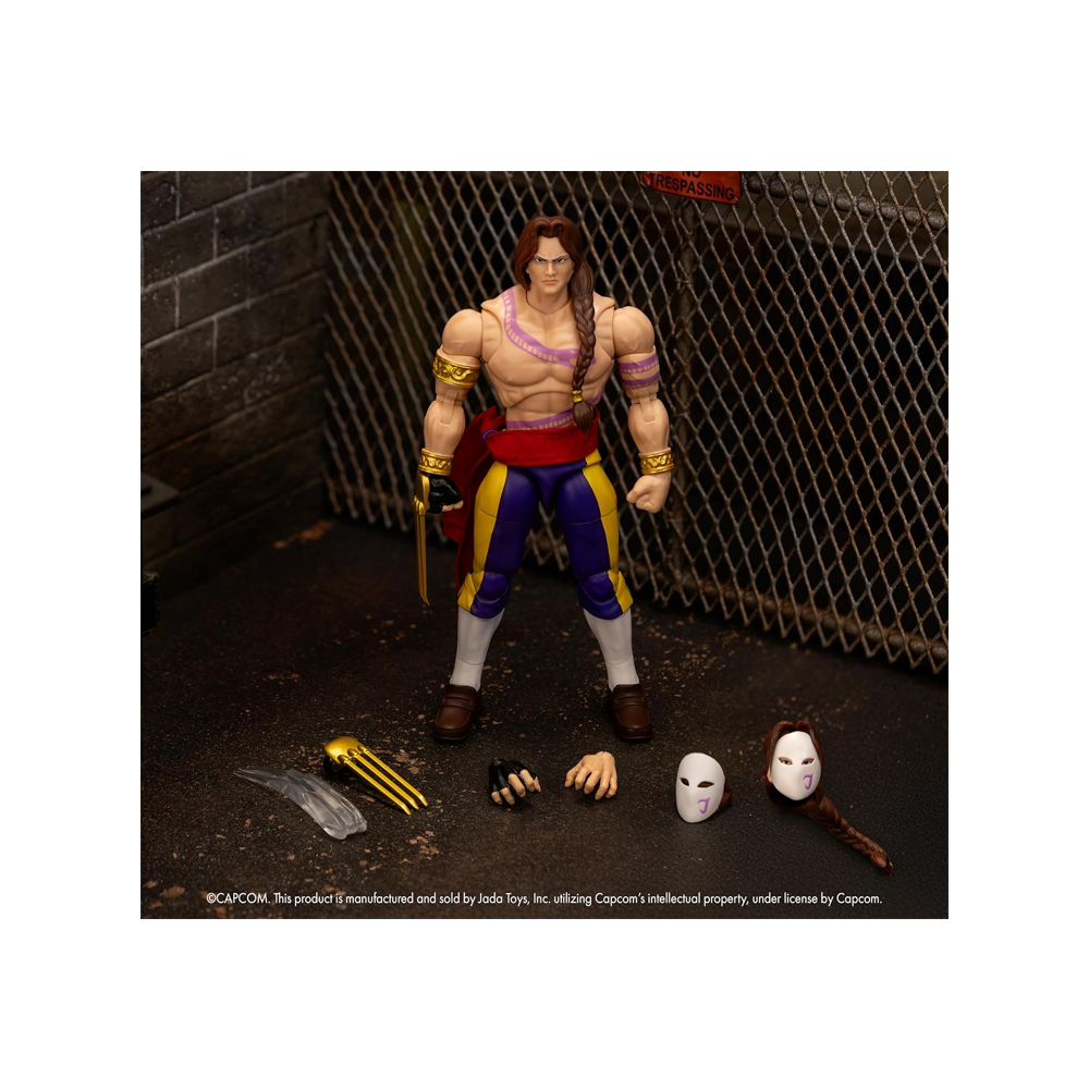 FIGURA DE COLECCION JADA STREET FIGHTER II VEGA - 3