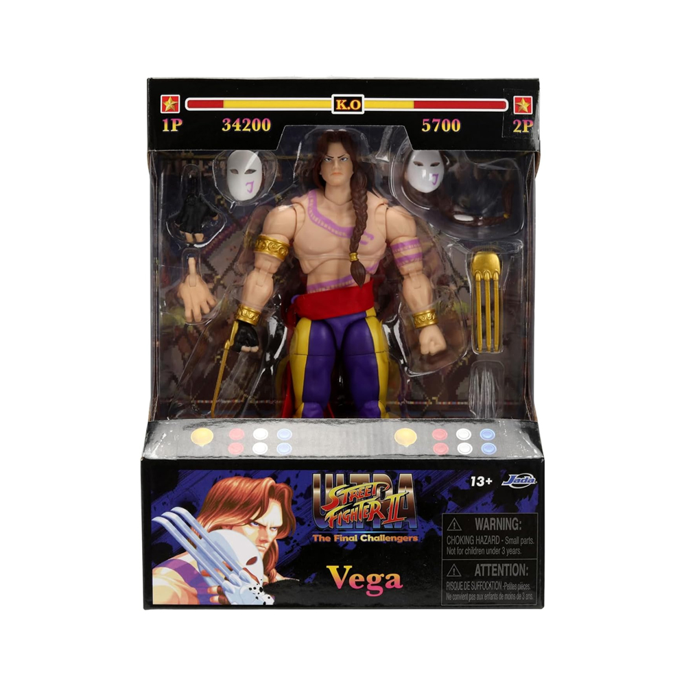 FIGURA DE COLECCION JADA STREET FIGHTER II VEGA - 5