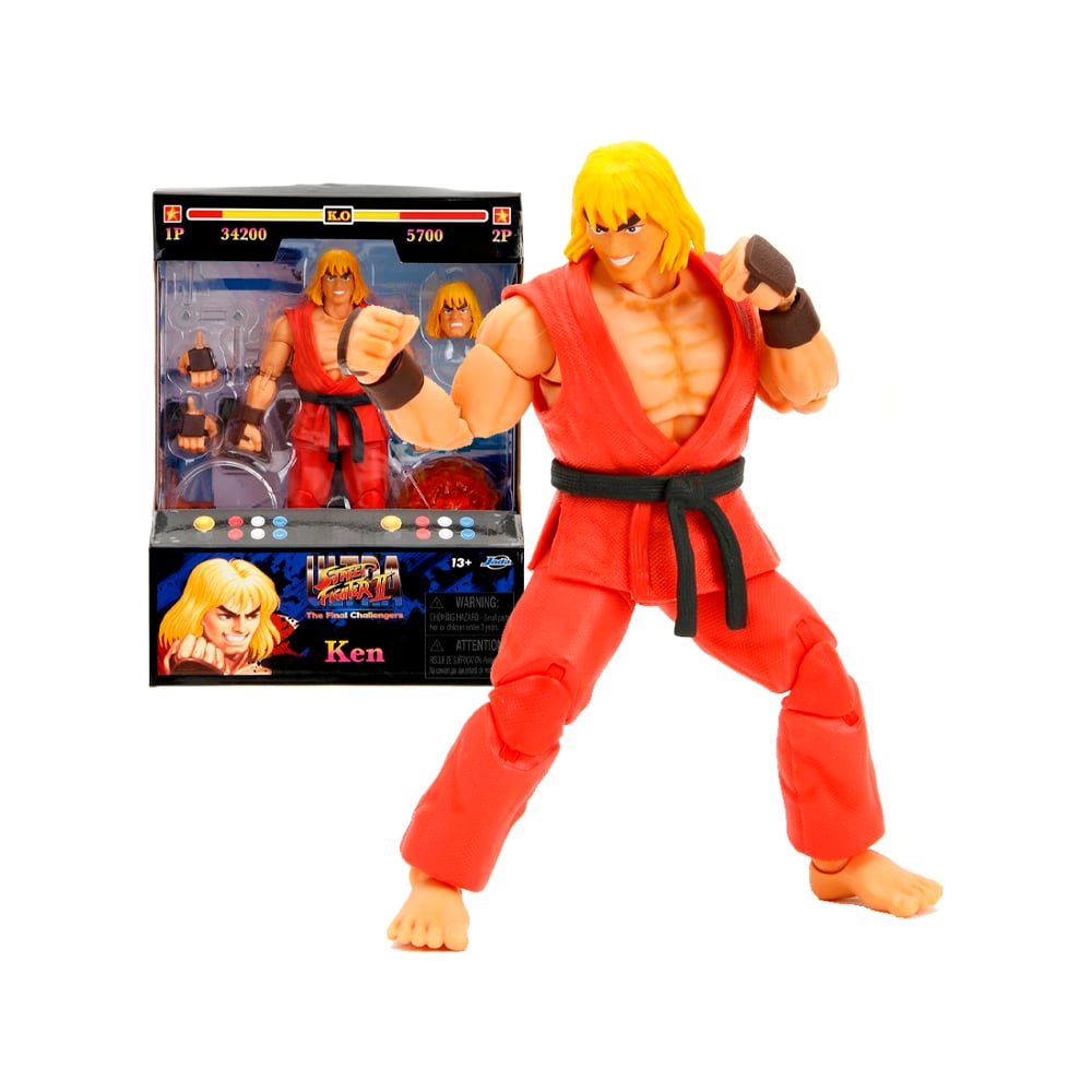 FIGURA DE COLECCION JADA STREET FIGHTER II KEN - 1