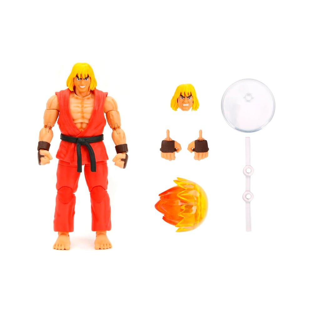 FIGURA DE COLECCION JADA STREET FIGHTER II KEN - 5