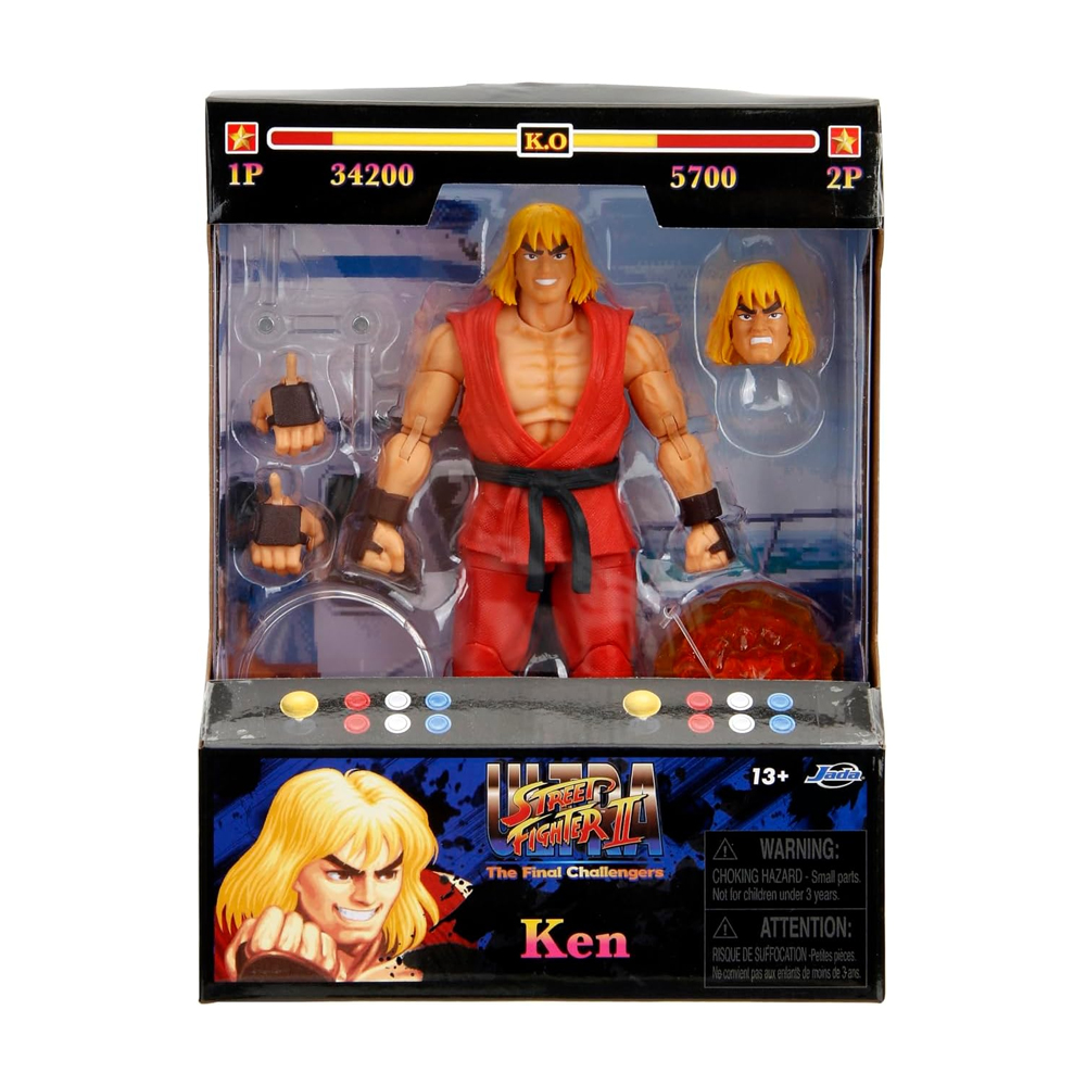 FIGURA DE COLECCION JADA STREET FIGHTER II KEN - 6