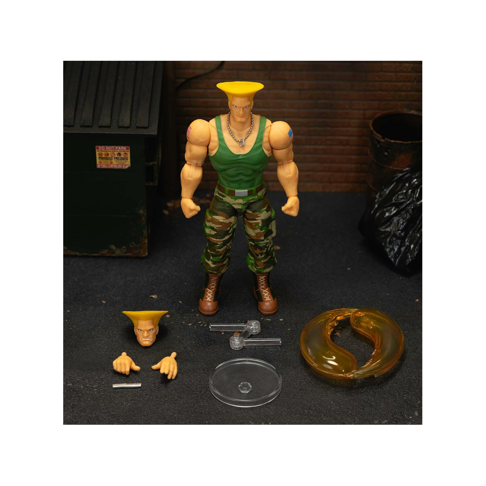 FIGURA DE COLECCION JADA STREET FIGHTER II GUILE - 3