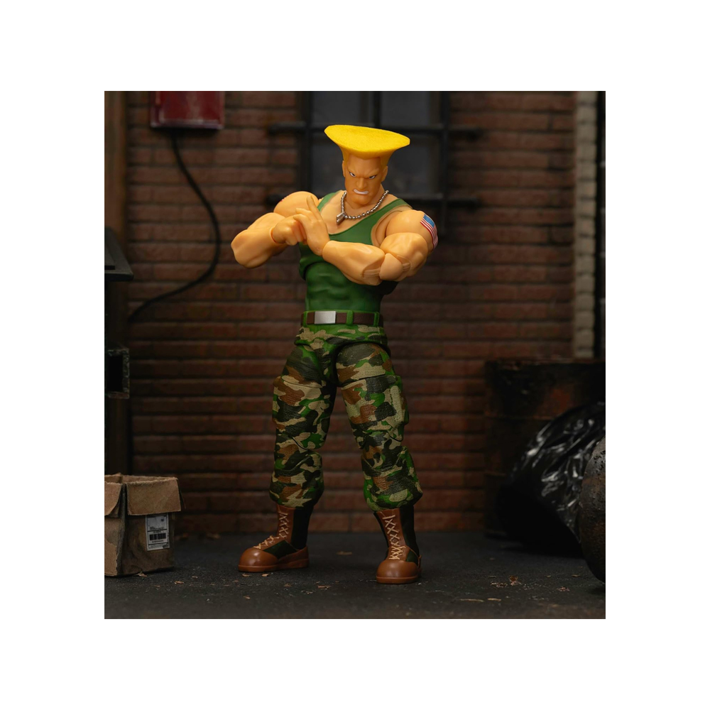 FIGURA DE COLECCION JADA STREET FIGHTER II GUILE - 4