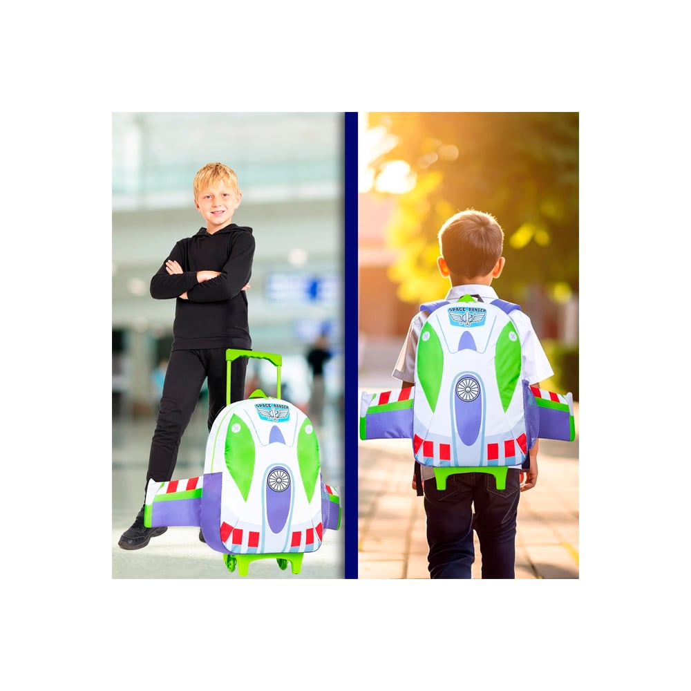 MALETA DE MANO DISNEY TOY STORY 2 EN 1 BUZZ LIGHTYEAR 45 CM - 4