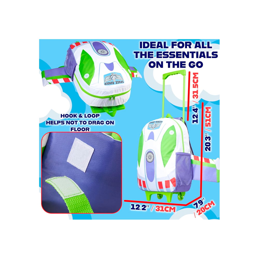 MALETA DE MANO DISNEY TOY STORY 2 EN 1 BUZZ LIGHTYEAR 45 CM - 6