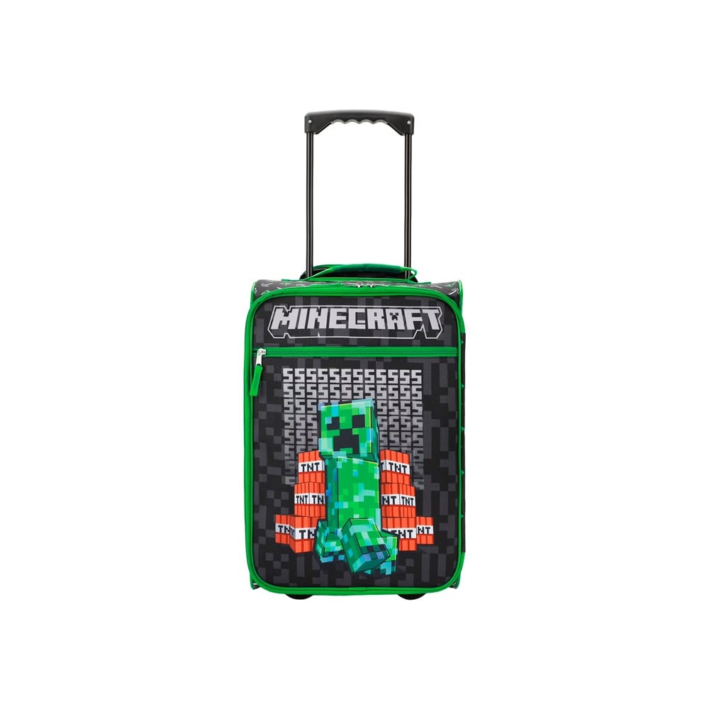 BIOWORLD MINECRAFT CREEPER TNT BLACK PILOT CASE - 1