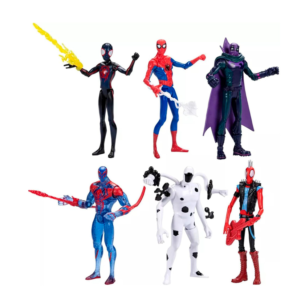 MARVEL SPIDER MAN ULTIMATE SHOWDOWN ACTION SET 6 FIGURAS - 2