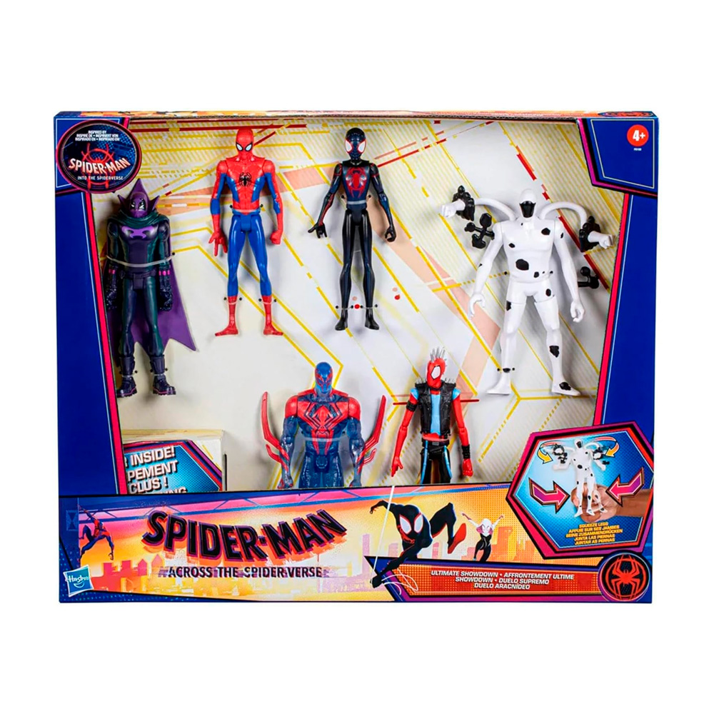 MARVEL SPIDER MAN ULTIMATE SHOWDOWN ACTION SET 6 FIGURAS - 3