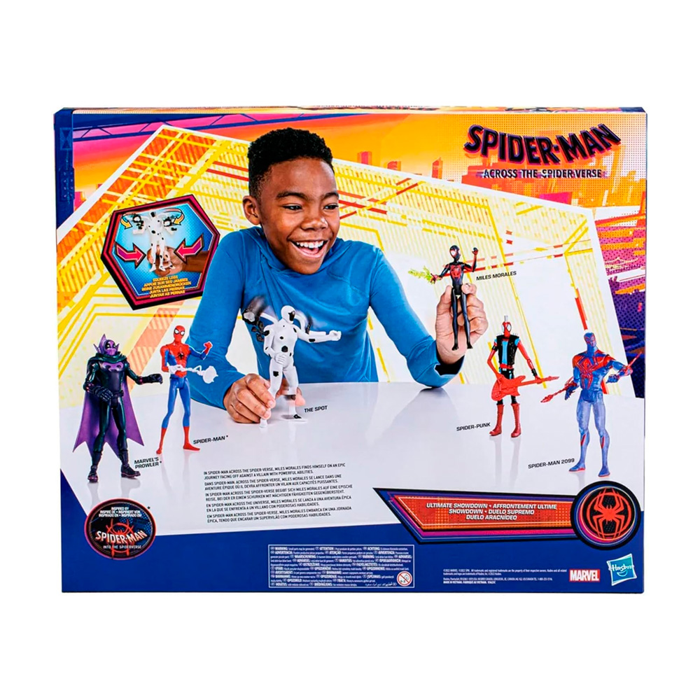 MARVEL SPIDER MAN ULTIMATE SHOWDOWN ACTION SET 6 FIGURAS - 4