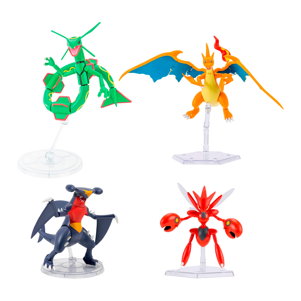 POKEMON SELECT SET GARCHOMP SCIZOR RAYQUAZA MEGA CHARIZARD Y - 2