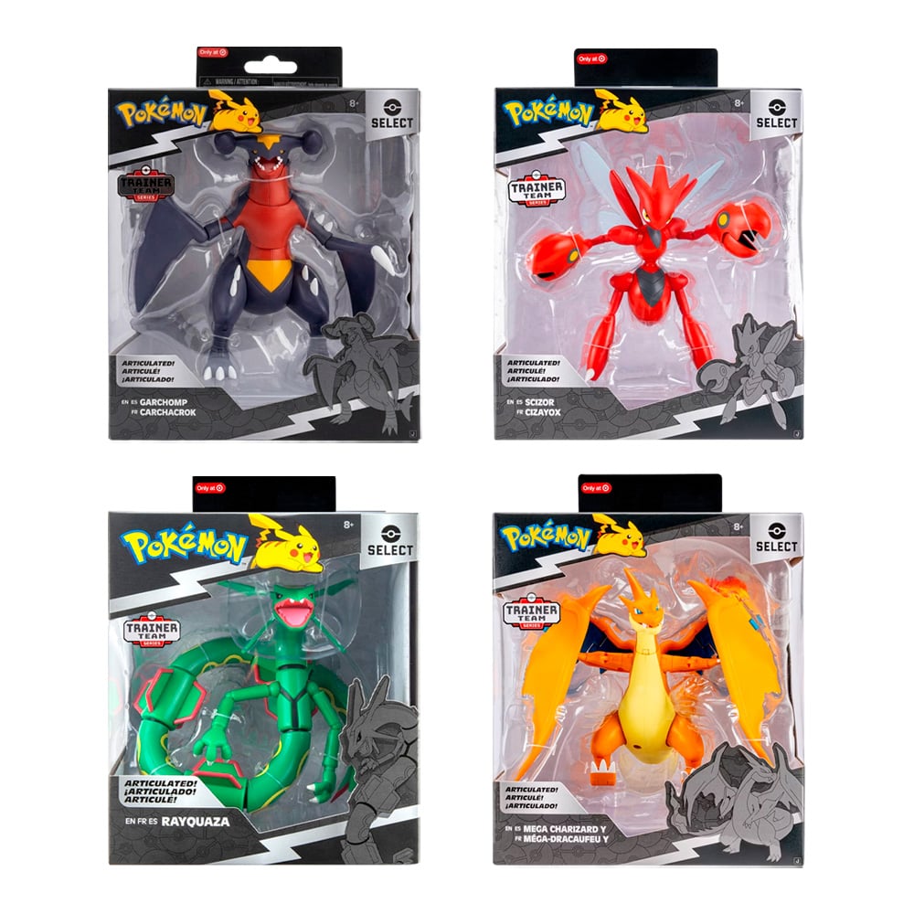 POKEMON SELECT SET GARCHOMP SCIZOR RAYQUAZA MEGA CHARIZARD Y - 3