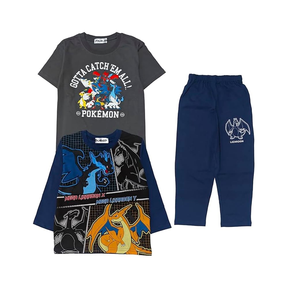 POKEMON CONJUNTO UNISEX NIÑOS PIJAMA SET MODELO B TALLA 8 - 1